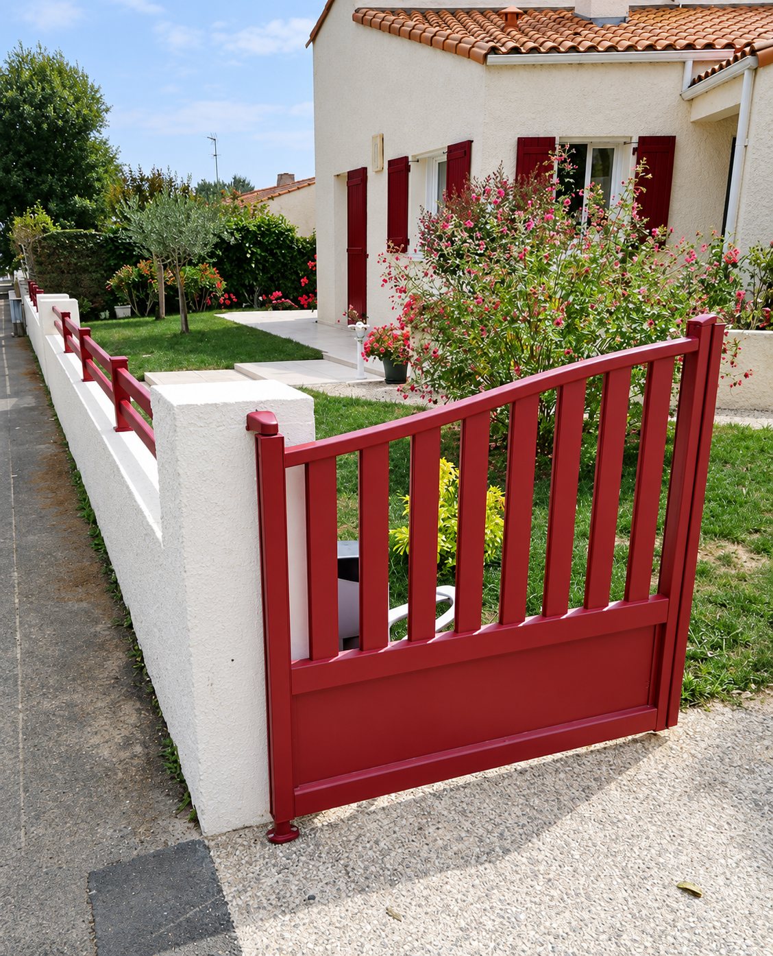 Portail battant et clôture aluminium